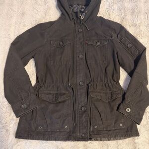 Levi's Black Hooded Field Jacket